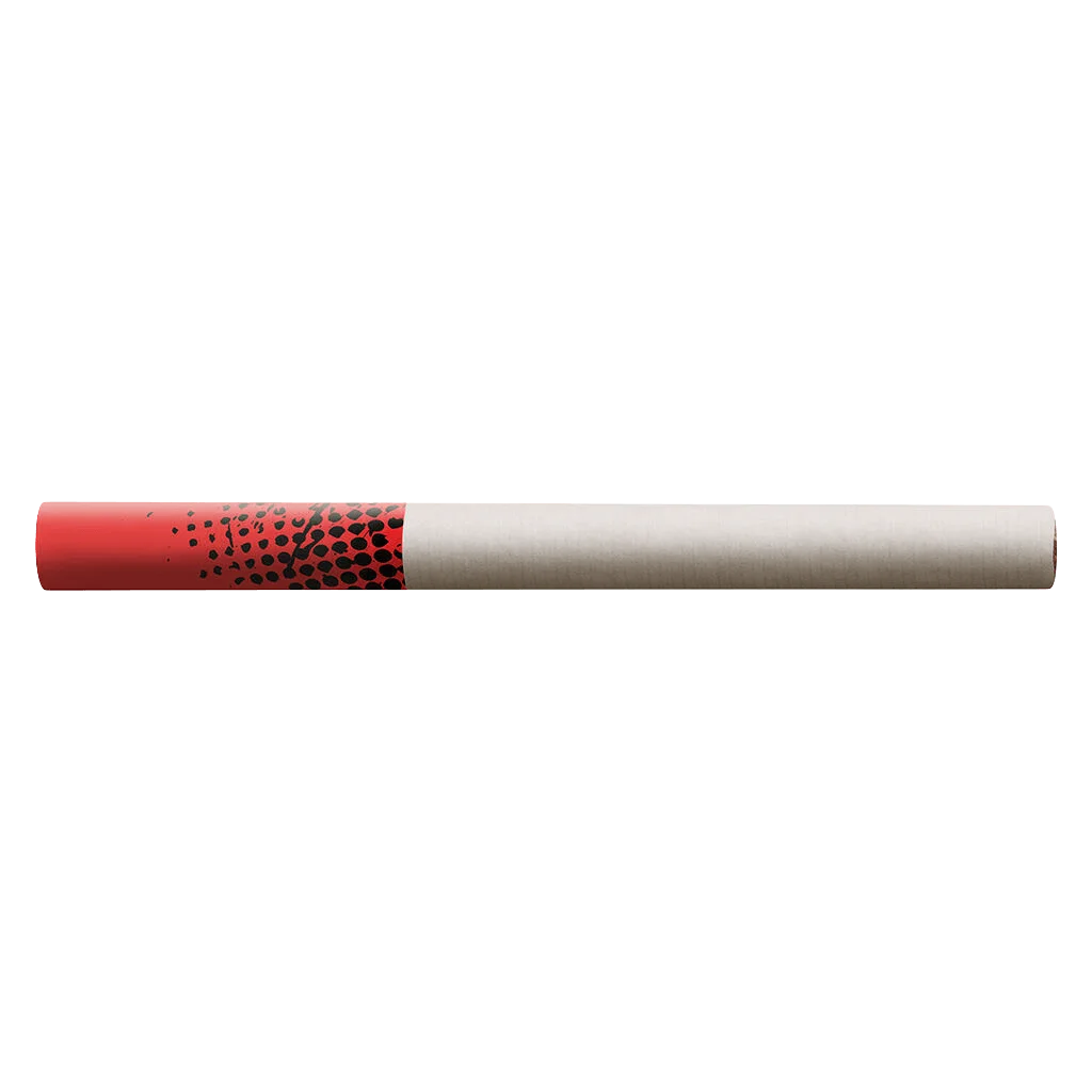 Big Bag O' Buds Dank The Tank pre-roll in red and natural cardboard tube packaging