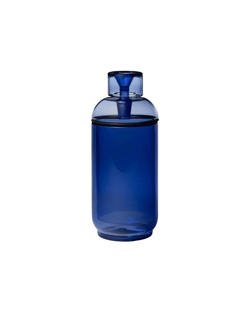 NWTN Home Vesper Gravity Bong, blue glass water pipe with removable bowl piece