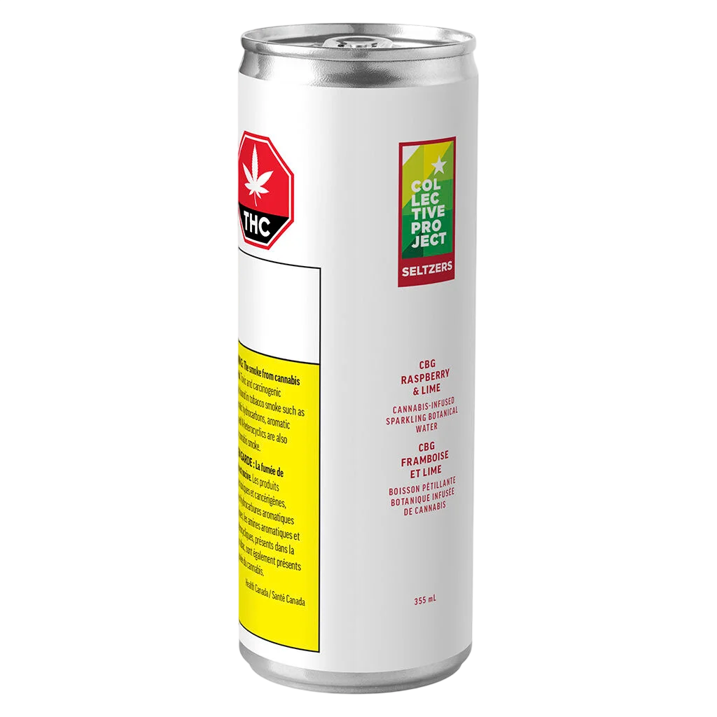 CBG Raspberry & Lime Sparkling Botanical Water