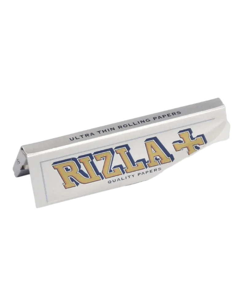 Rizla Ultra Thin rolling papers, white pack with gold and blue logo