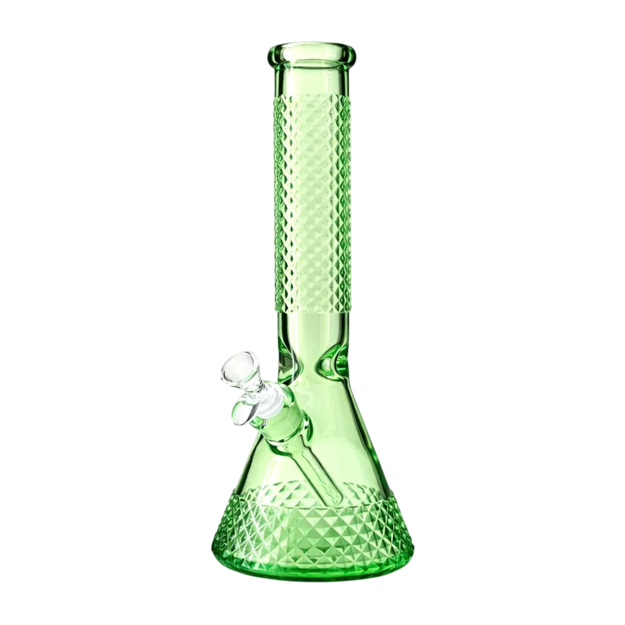 Diamond | 12.5" Beaker Bong | Green